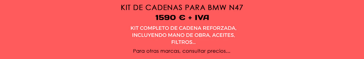 KIT Cadenas para BMW Audi.